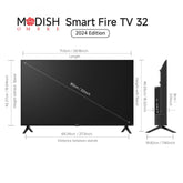 MOD32SFL-CLASSIC 32-Inch Smart LED TV | Android OS | Wi-Fi & Screen Mirroring | 512MB RAM + 4GB Storage | 1 Year Warranty (No Installation – No Finance)